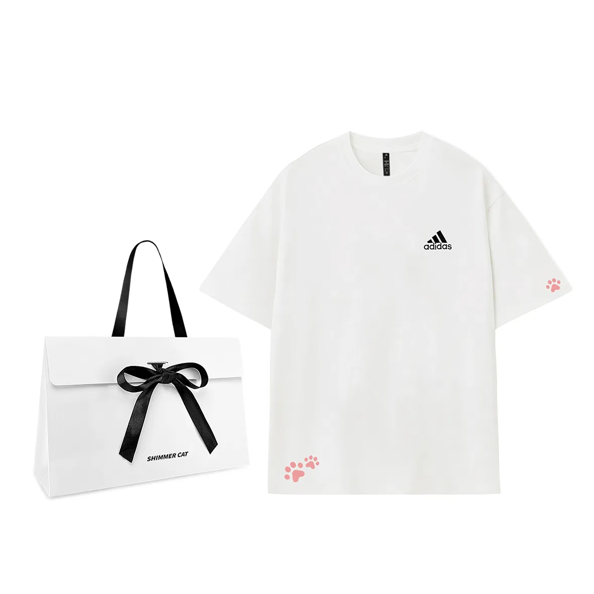 Футболка с принтом Adidas MUST HAVES Unisex белый
