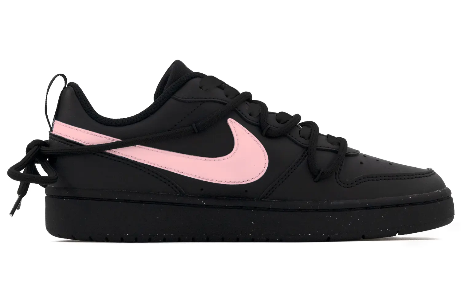 

Кроссовки Nike Court Borough Skateboard Shoes Women's Low-Top Pink, черный