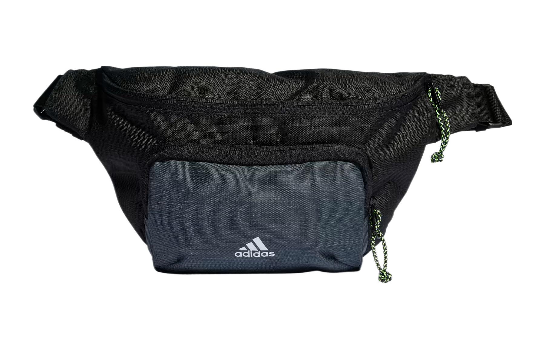 

Adidas Поясная сумка из полиэстера, обычная, унисекс, черно-белая