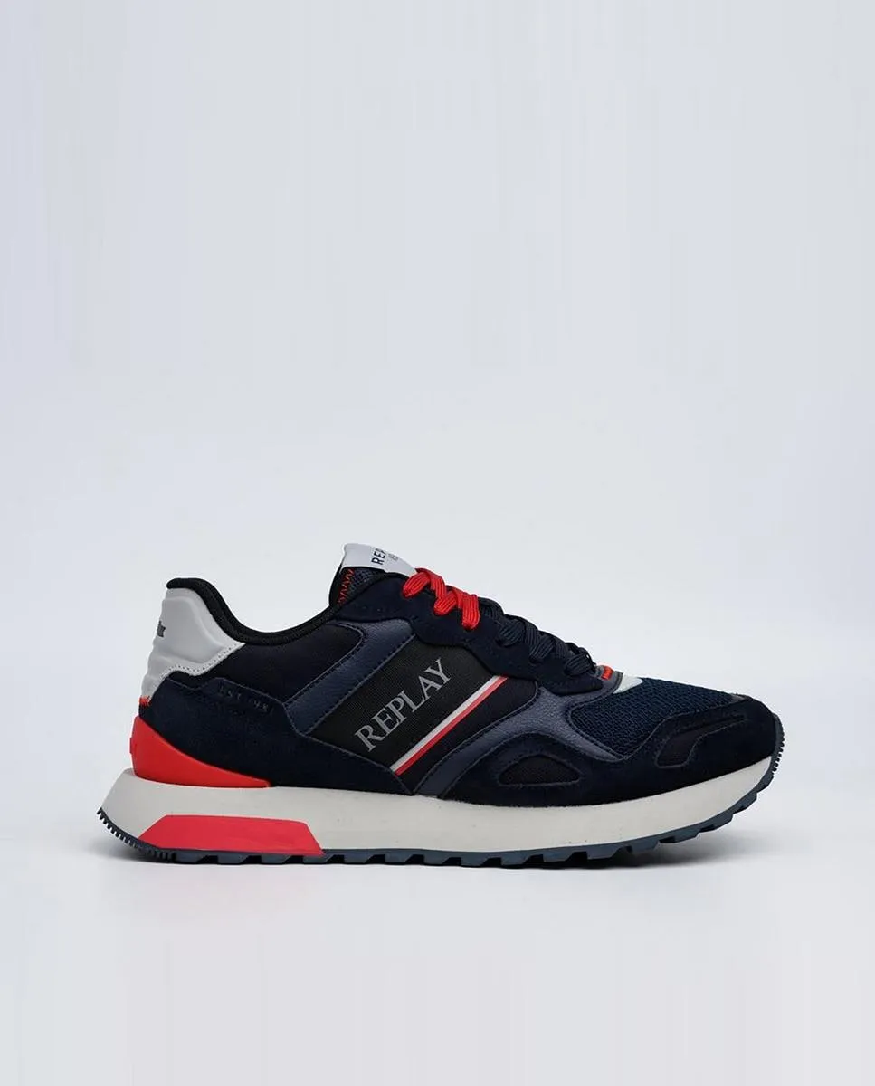 

Мужские кроссовки на шнуровке Replay, темно-синий