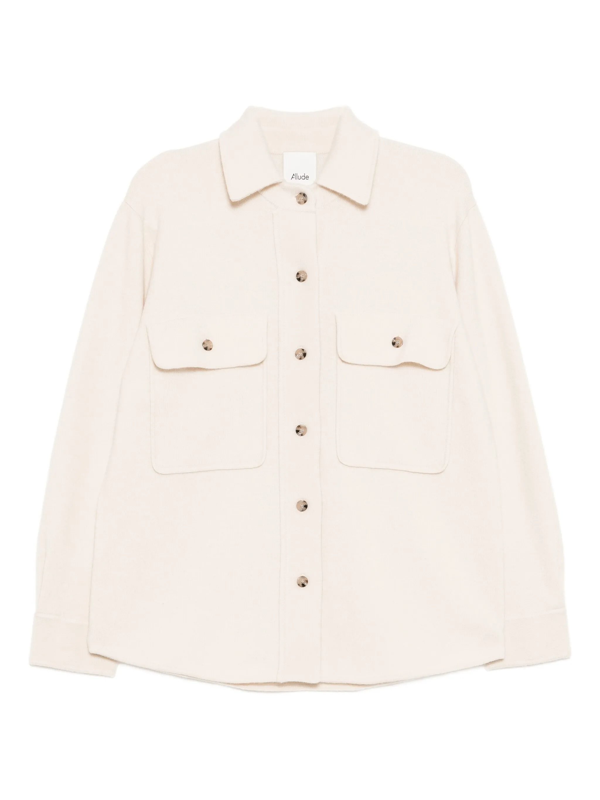 

Шерстяной кардиган на пуговицах Allude, кремовый