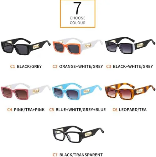 

Солнцезащитные очки прямоугольной формы для женщин и мужчин, с градиентными линзами, оправой и леопардовым принтом, защита от ультрафиолета UV400 MTZJH, C3