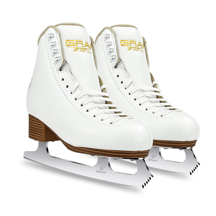 

GRAF Коньки для фигурного катания u50pro, белые + набор из 5 аксессуаров, размер 31