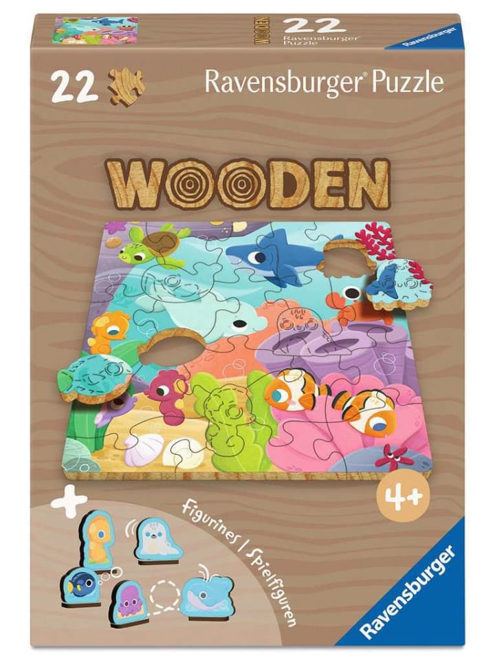 

Пазл Ravensburger, 22 детали, «Игра морей» в красочном исполнении