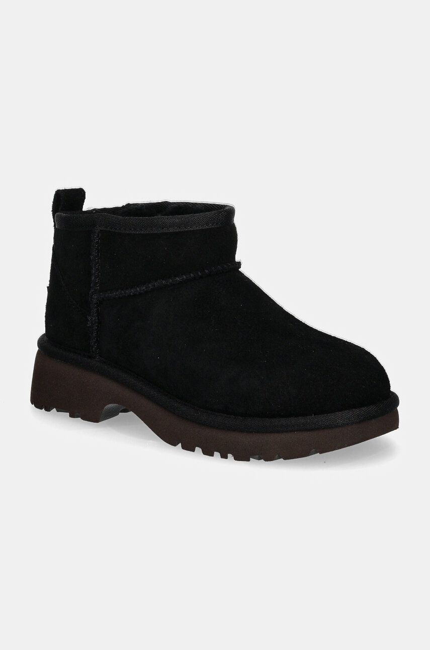 

Детские зимние сапоги UGG KIDS CLASSIC ULTRA MINI NEW HEIGHTS, черный