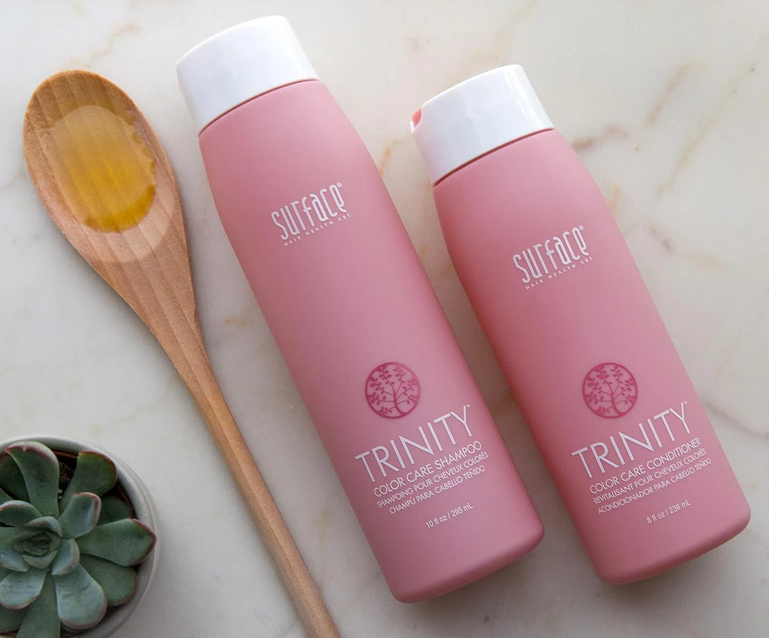 SURFACE Hair - Trinity Color Care Shampoo - Без сульфатов и парабенов. Очищает, придает блеск и объем окрашенным волосам. - 10 жидких унций — фото 2