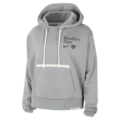 

Худи Nike Brooklyn Nets Standard Issue, цвет Flat Silver