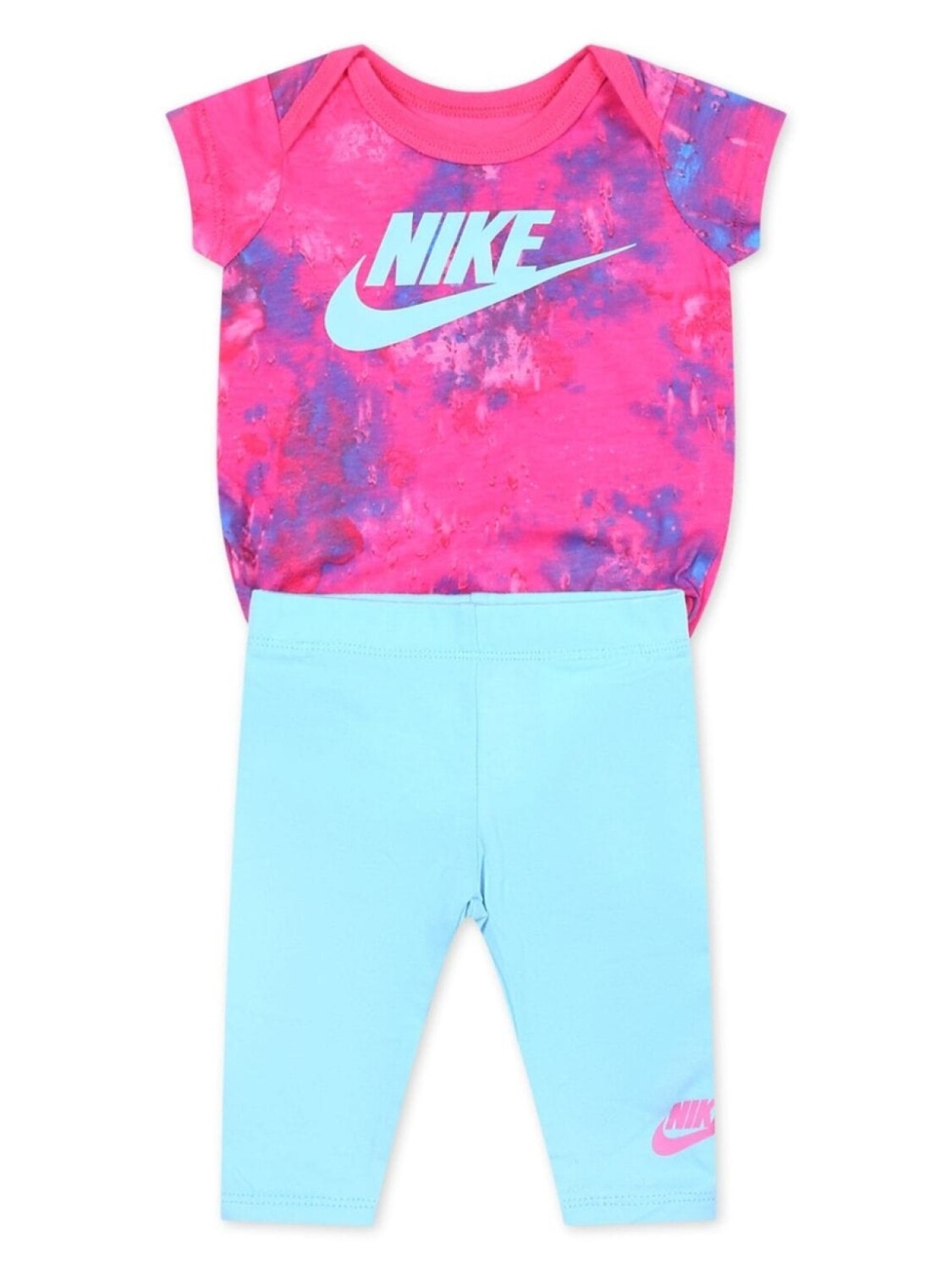 

Nike Kids комплект из топа и брюк с логотипом, розовый