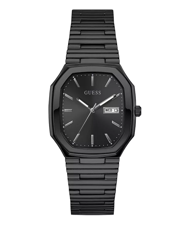 

Мужские черные часы с датой, 35 мм Guess, black