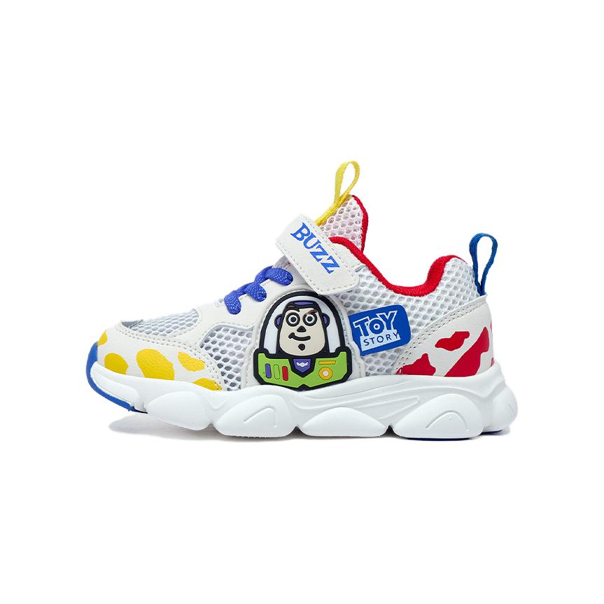 

Disney Кроссовки Toy Story Series противоскользящие износостойкие низкие для малышей донашивающие бело-сине-красные