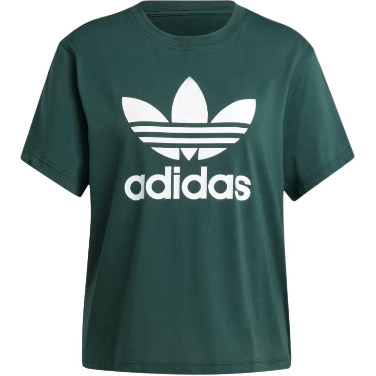 

Футболка Adicolor Trefoil женская, минеральный зеленый Adidas Originals