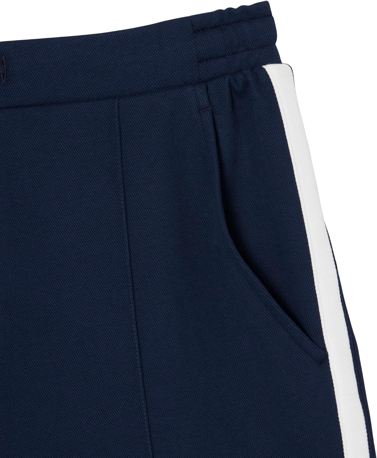 Мужские шорты Lacoste Sport Ultra Dry с акцентным значком в стиле теннисного наследия, Navy Blue/White — фото 2