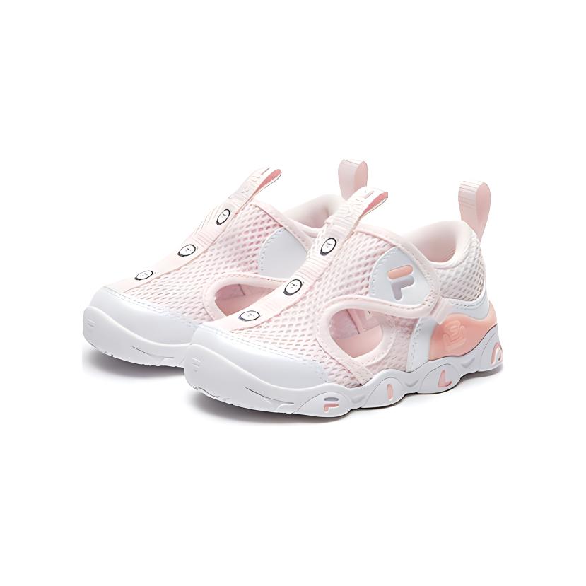 FILA KIDS Низкие детские ботиночки pink white для малышей — фото 4