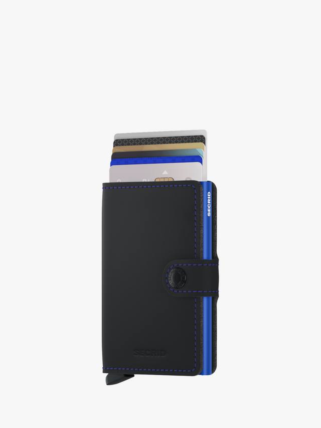 

Кожаный мини-кошелёк Secrid, Black & Blue