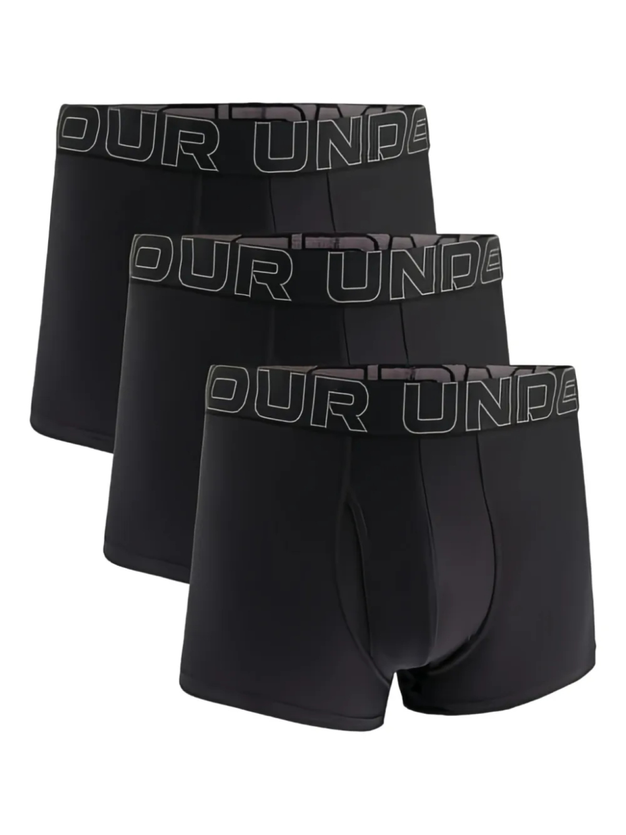 

Боксеры с логотипом Under Armour на поясе (упаковка из трех пар), черный
