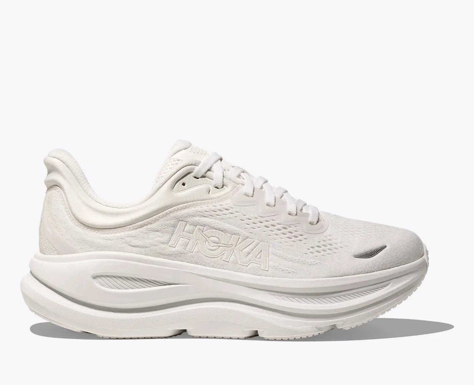Кроссовки Hoka One One Rincon 4 1155130-BBLC, мужские, черные, со шнуровкой, для бега по шоссе Hoka, белый — фото 2