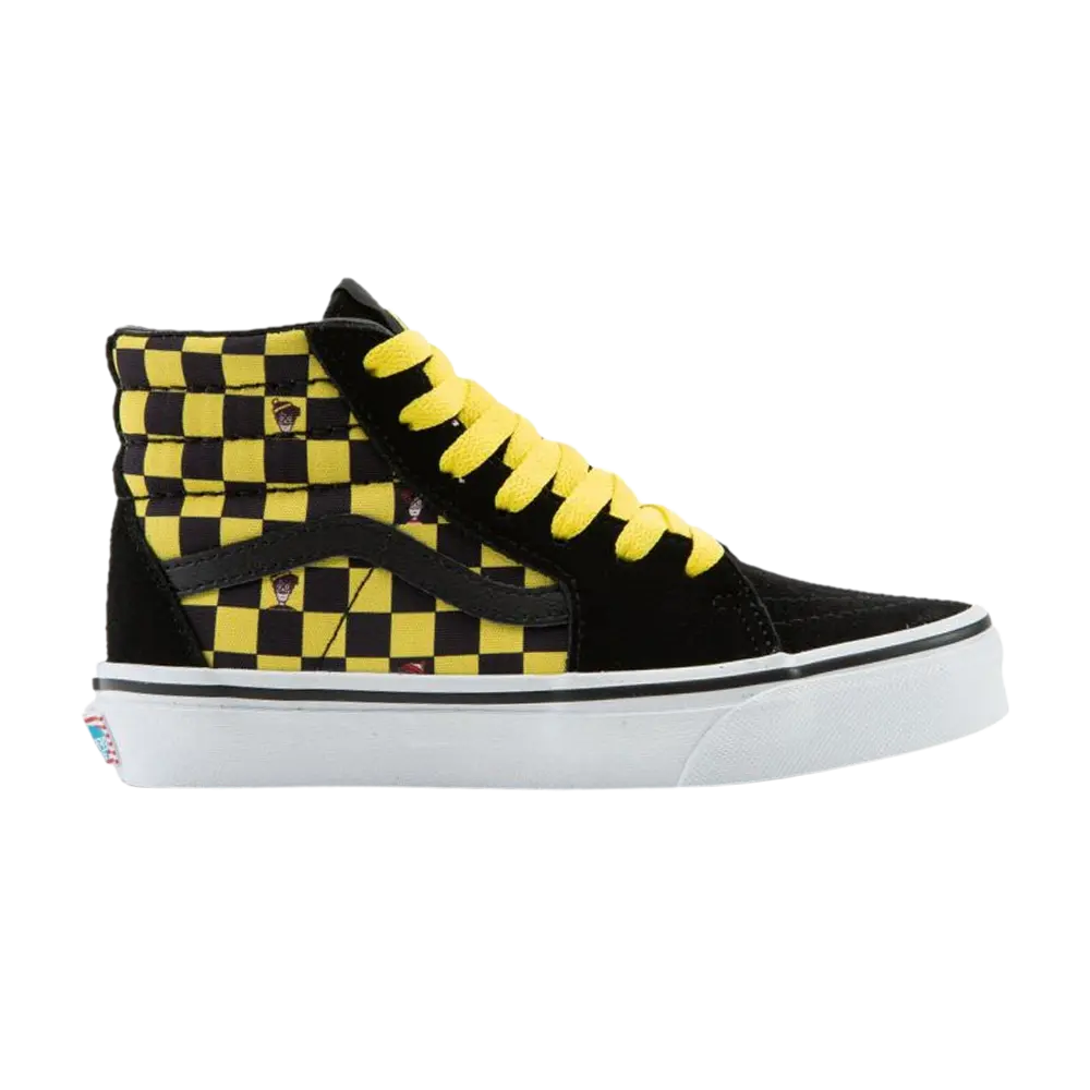 

Кроссовки Where's Waldo x Sk8-Hi Kids Vans, черный