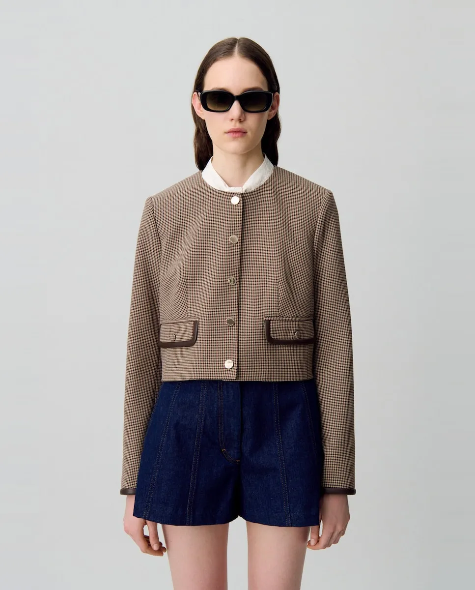 

Прямая короткая женская куртка Claudie Pierlot, многоцветный