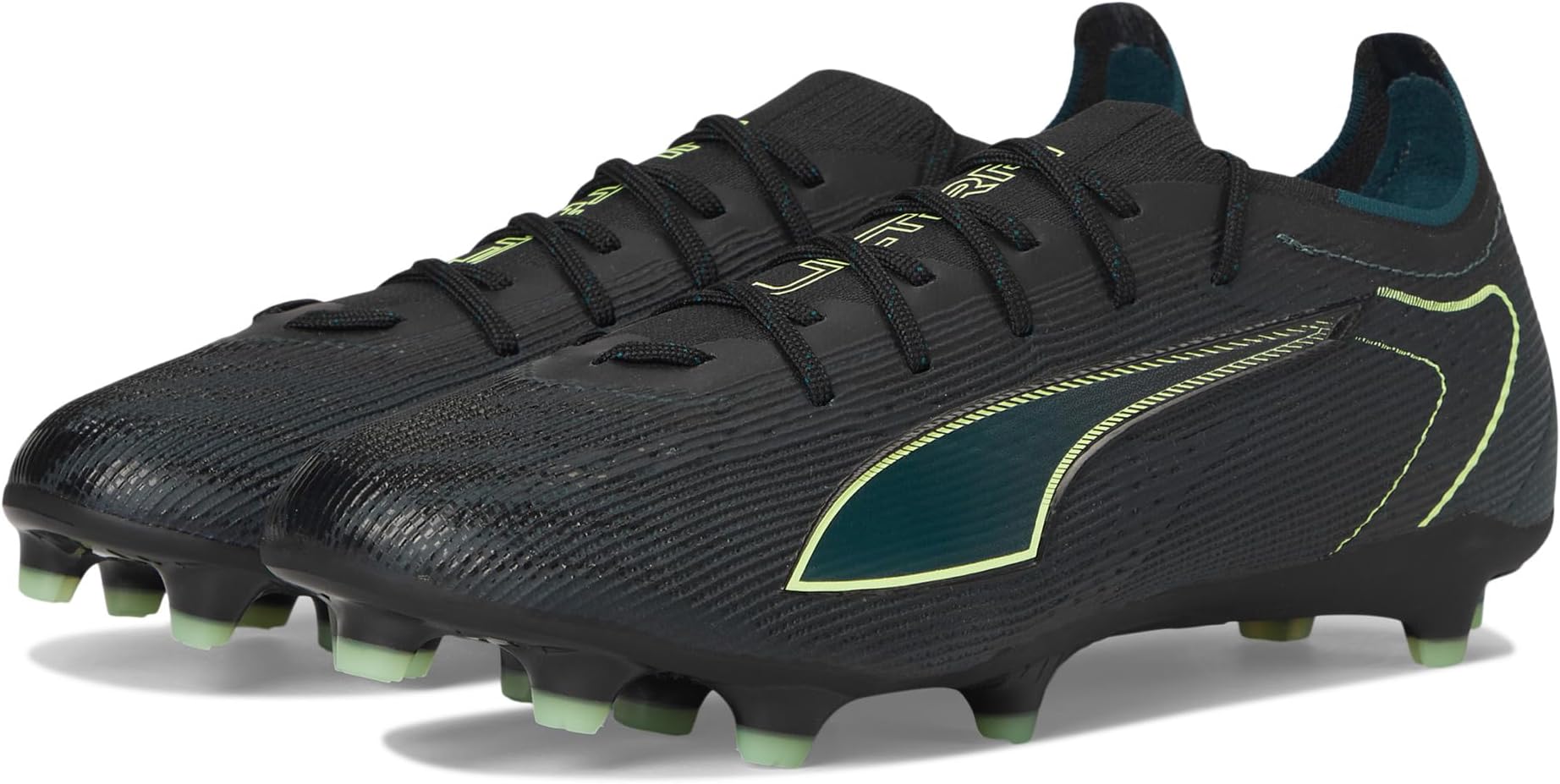

Кроссовки PUMA Ultra 6 Pro Firm, Artificial Ground Soccer Cleats, цвет Black/Fizzy Light/Green Terrain
