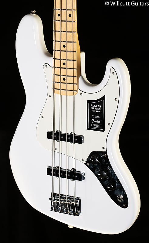 

Басс гитара Fender Player Jazz Bass Polar White Bass Guitar-MX22024712-8.55 lbs