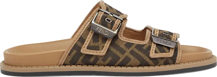 

Кроссовки Fendi Feel Sandal 'FF Jacquard - Brown', коричневый