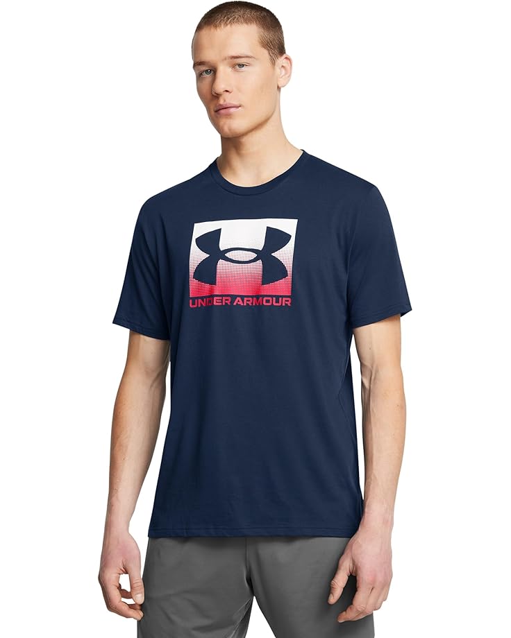

Футболка Under Armour Boxed Sports Updated Short Sleeve T-Shirt, цвет Academy/Red
