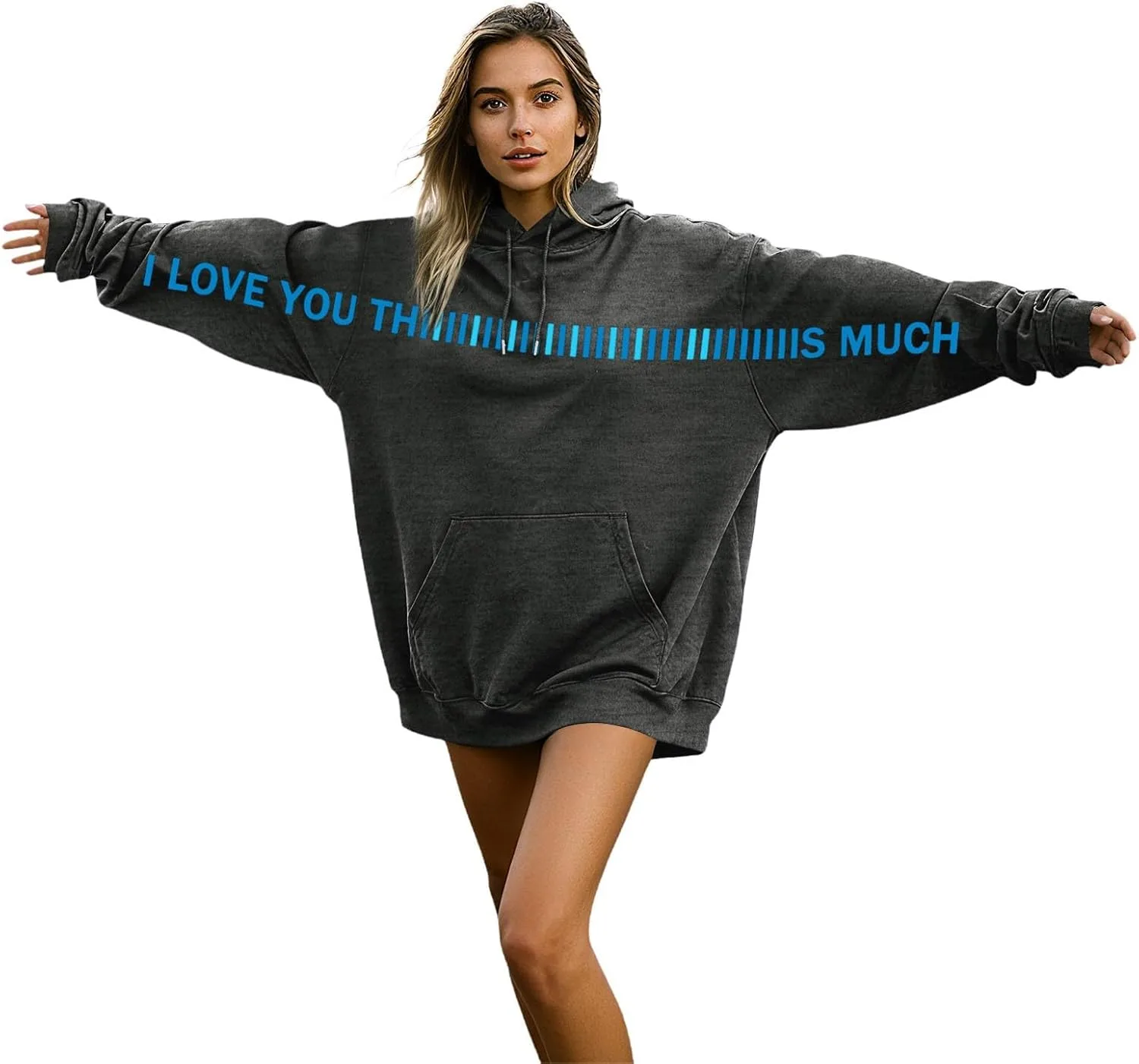 

Парные худи для влюбленных I Love You This Much