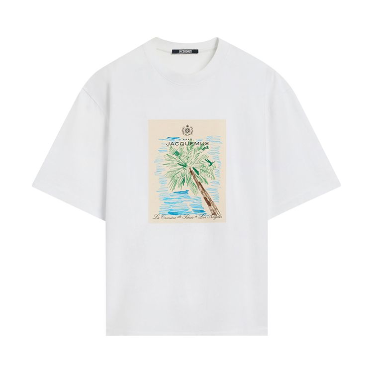 

Футболка Jacquemus Le T-Shirt Marino 'Arty Hotel White', белый