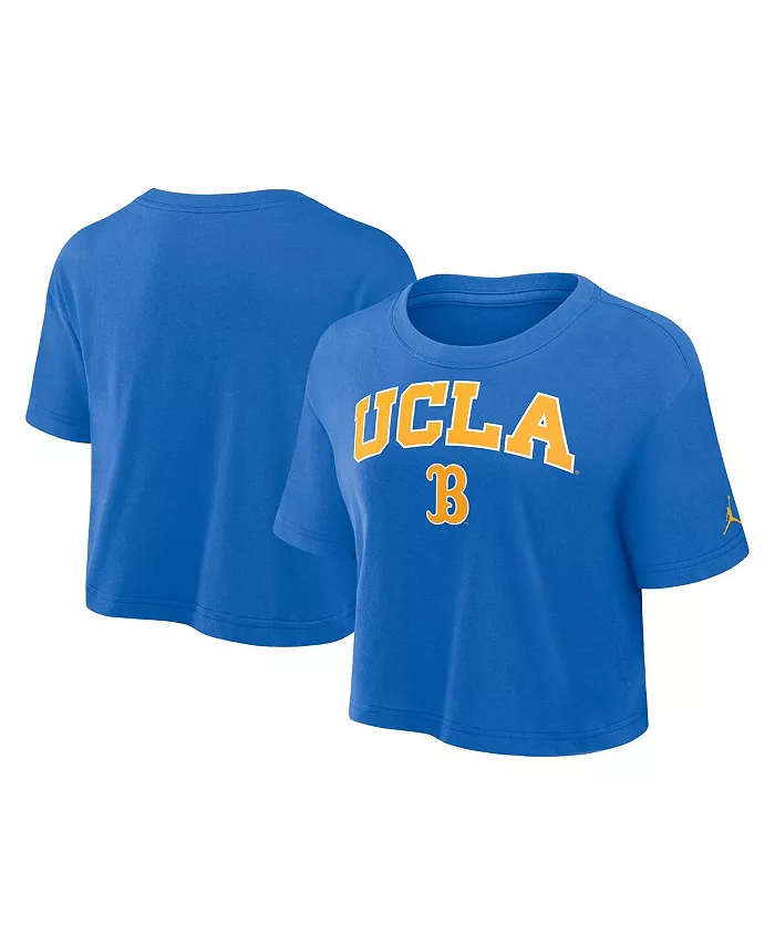 

Женская синяя укороченная футболка UCLA Bruins Athletic Prep Arch Jordan