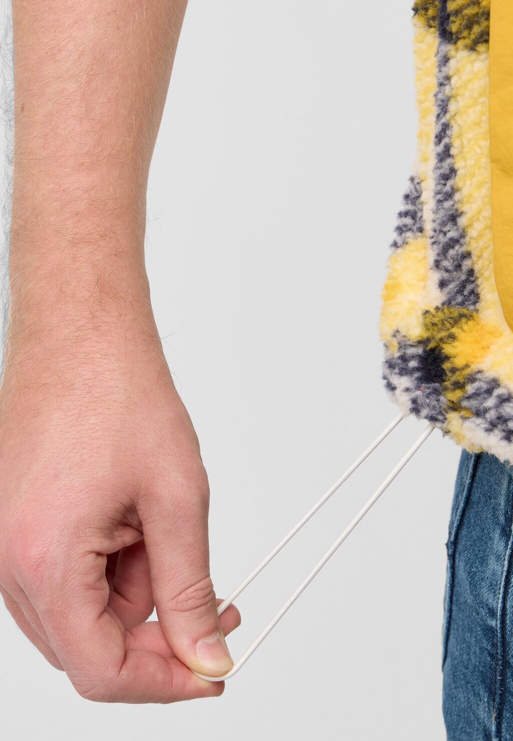 

Жилет FELSLICHT CHECK M Jack Wolfskin, белый