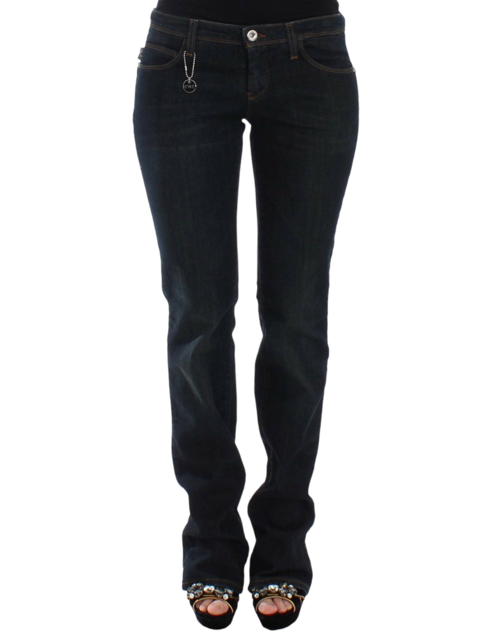 

Женские джинсы Costume National Slim Fit, синий