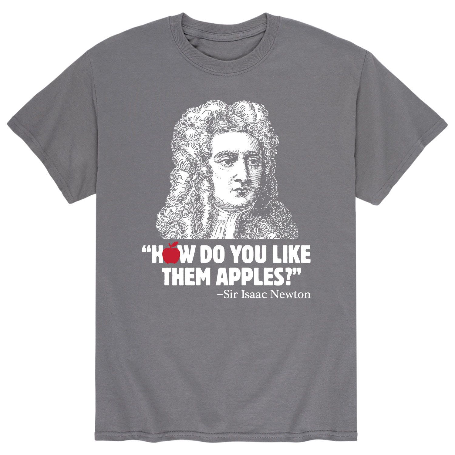 

Мужская футболка How Apples Newton Licensed Character