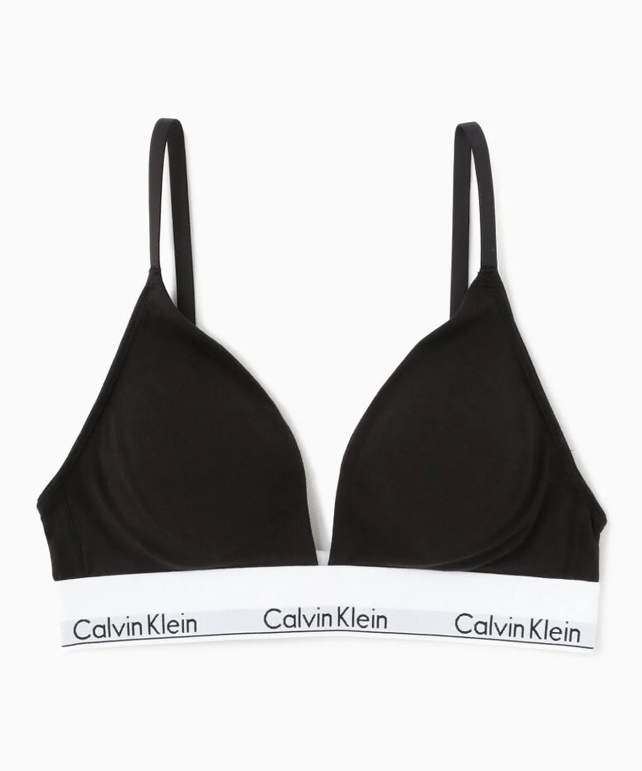 Бра-топ треугольник Calvin Klein белый — фото 3