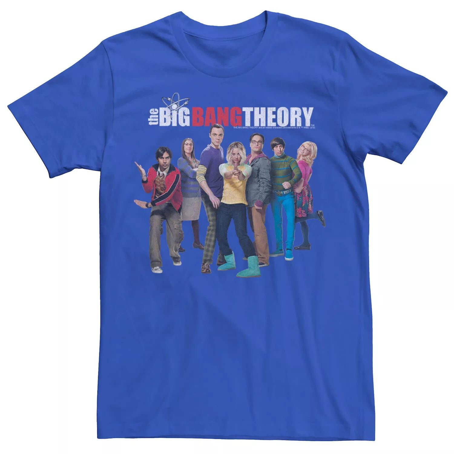 

Мужская футболка с логотипом The Big Bang Theory Group Shot Licensed Character
