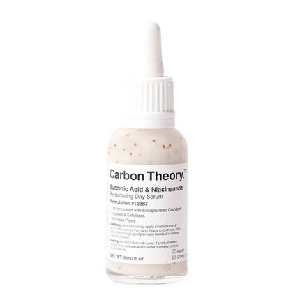 

Ежедневная сыворотка для лица с янтарной кислотой и ниацинамидом (Re-surfacing Day Serum) 30 мл Carbon Theory
