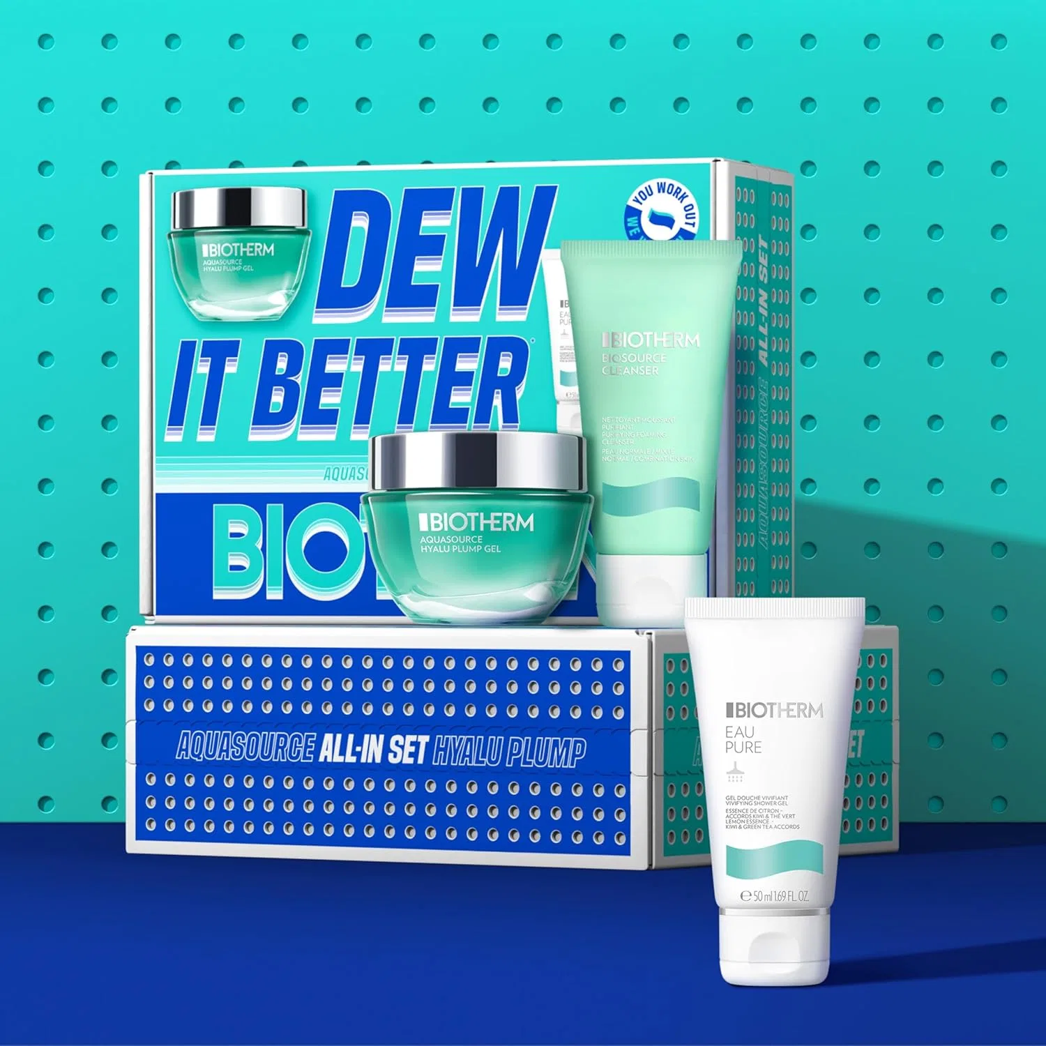 Набор для ухода за лицом и телом «Aquasource Hyalu Routine Set» от Biotherm Biotherm — фото 4