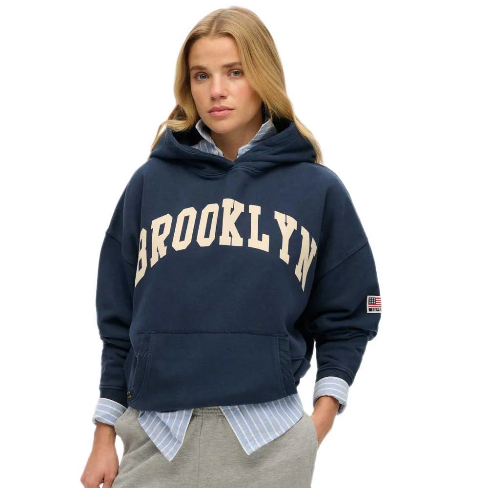 

Худи Superdry Ath Ess Relaxed, синий