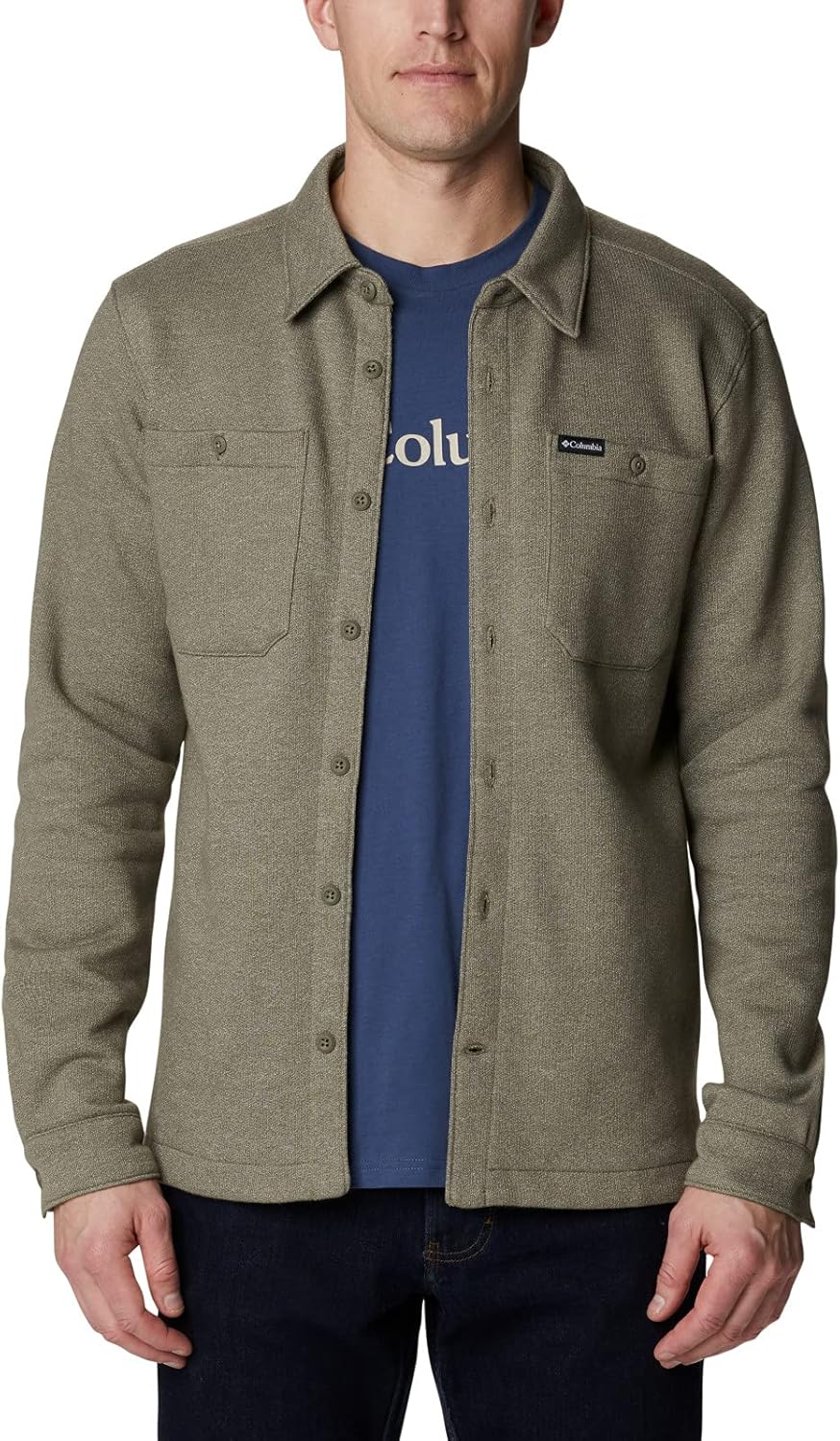 

Columbia мужская куртка-рубашка Great Hart Mountain, Stone Green Heather/Stone Green