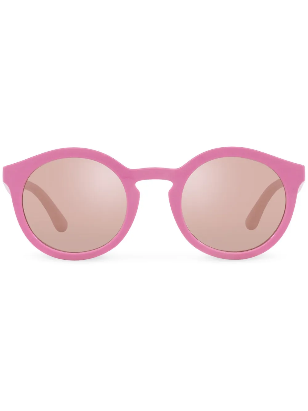 

Солнцезащитные очки Gamers в круглой оправе Dolce & Gabbana Eyewear, розовый
