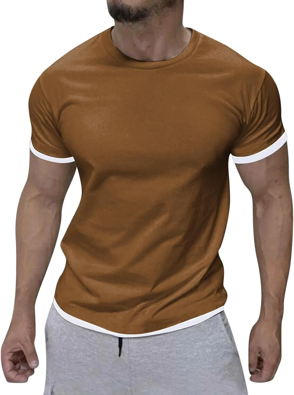 

Мужская футболка Cotton Hipster Longline Crewneck Pre Shrunk для высоких мужчин с принтом Tie Dye CHXLQQX