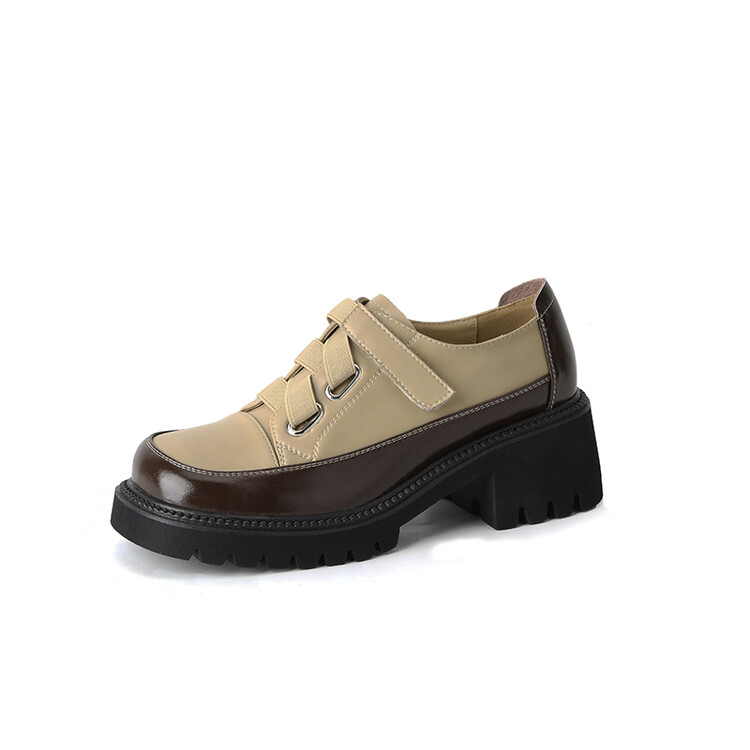 Лоферы женские абрикосово-экрюового цвета Yeezyy Reezy, Apricot