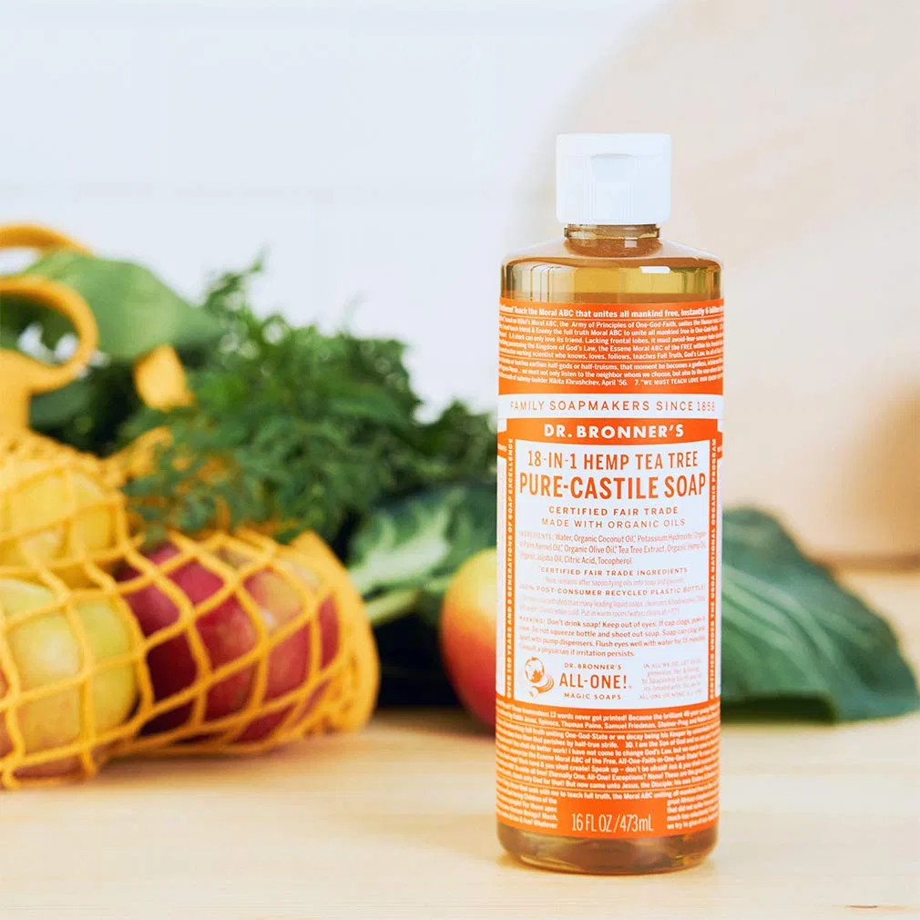Жидкое кастильское мыло с чайным деревом «Tea Tree Liquid Soap» от Dr. Bronner's Dr. Bronner'S — фото 3