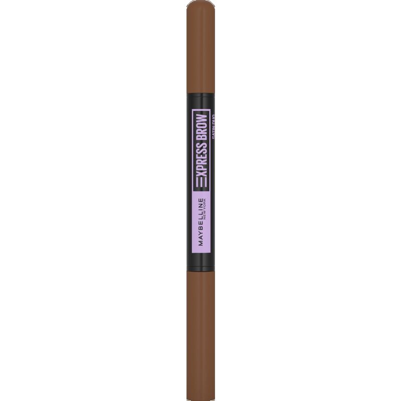 

Карандаш для бровей Express Brow Satin Duo 02 Med Brown Maybelline New York, 1 шт.