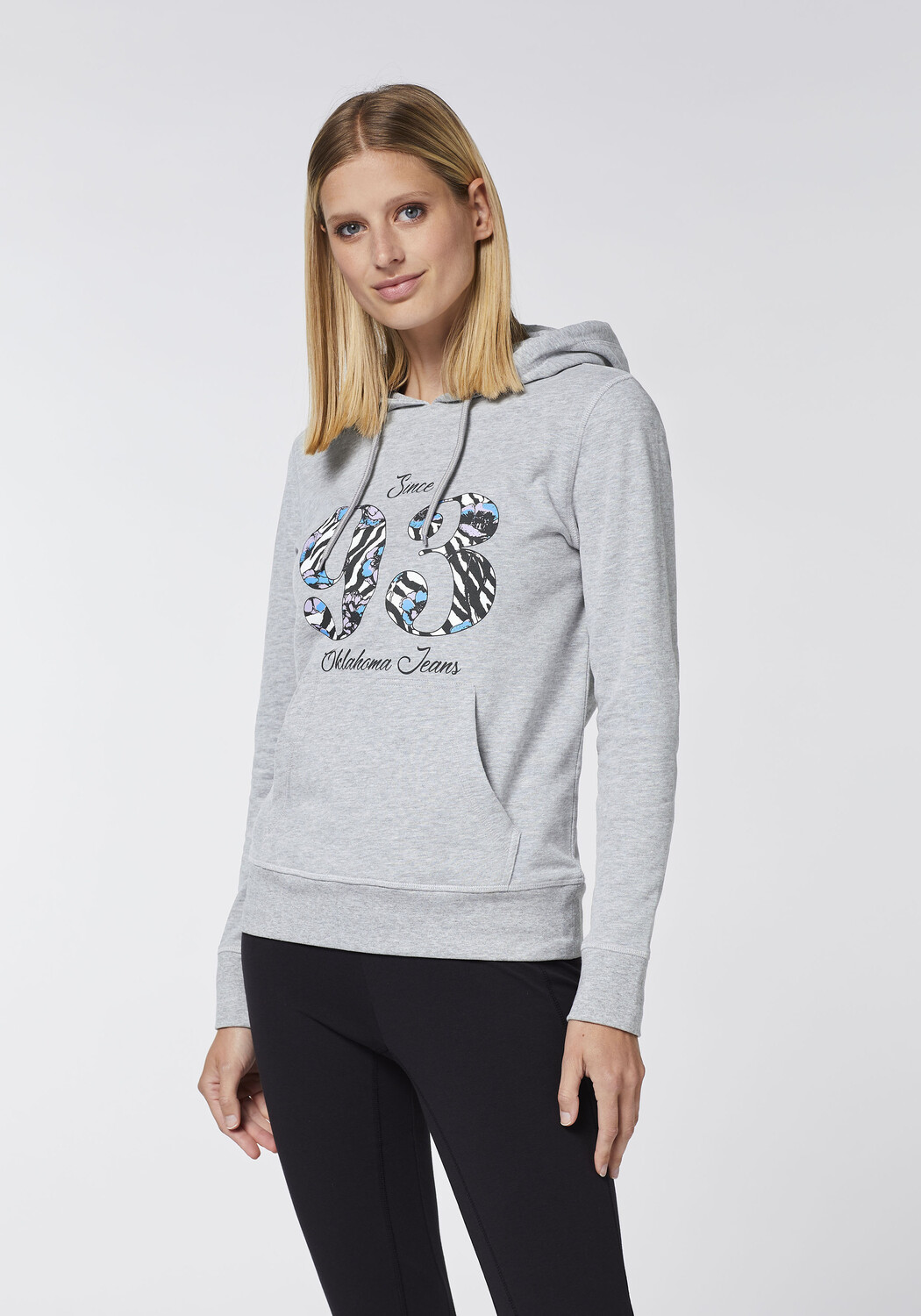 

Толстовка Oklahoma Jeans Hoodie, серый