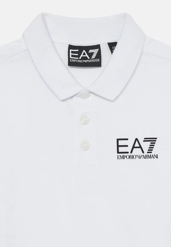 Рубашка-Поло Ea7 Emporio Armani, White — фото 3