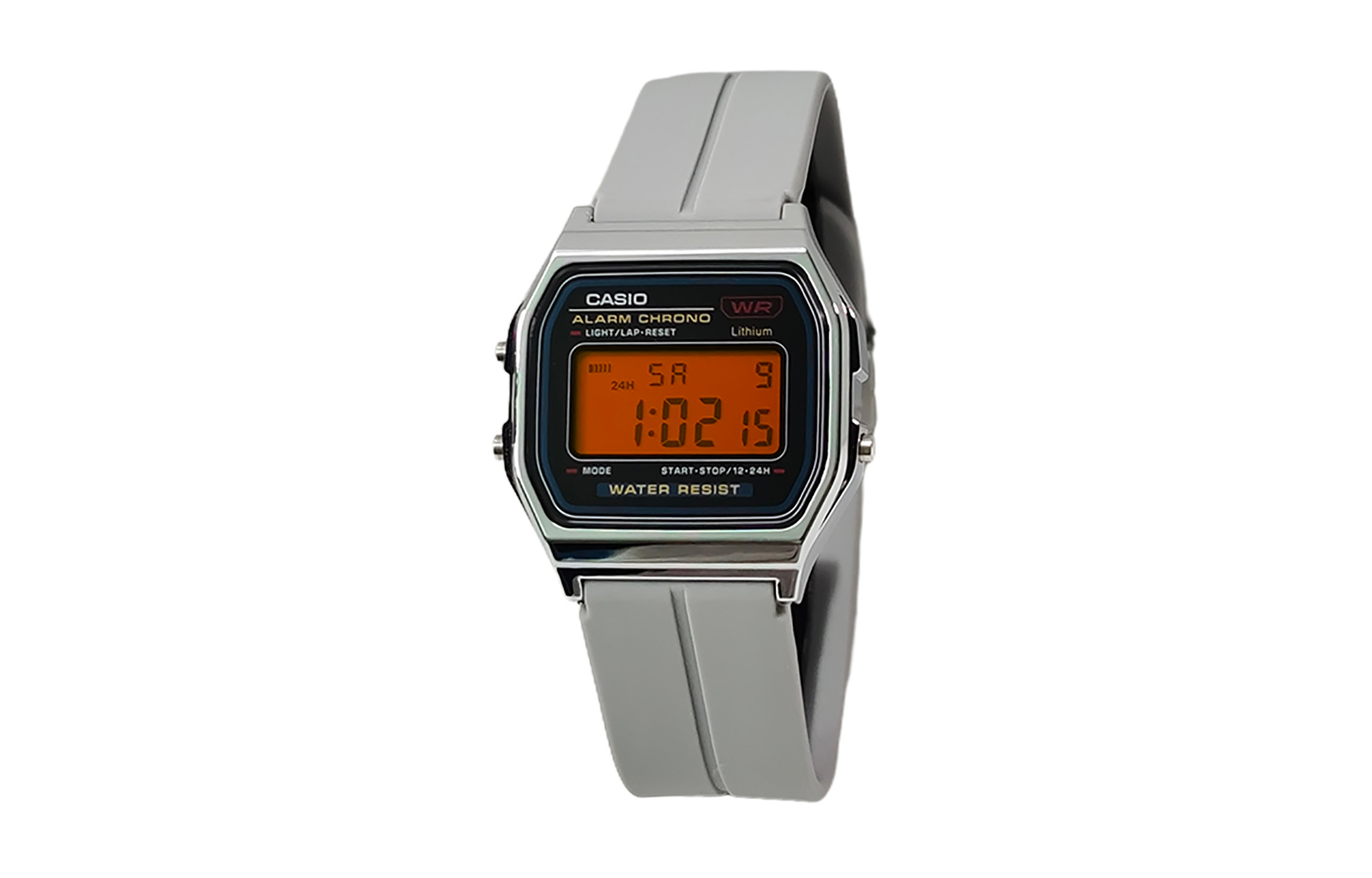 

CASIO Кварцевые часы унисекс с силиконовым ремешком и черным циферблатом