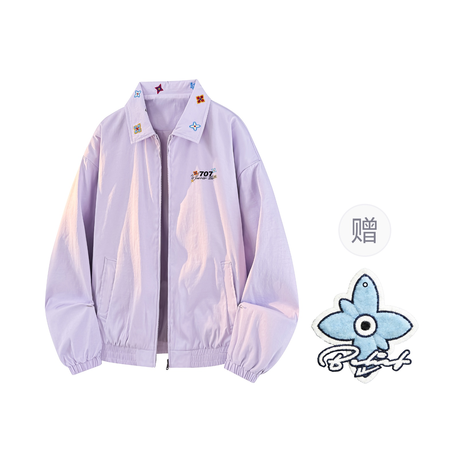 

Куртка женская Lapel Moderate Soft Shell WARRIOR, светло-фиолетовый[giveaway brand scented sachet charm]