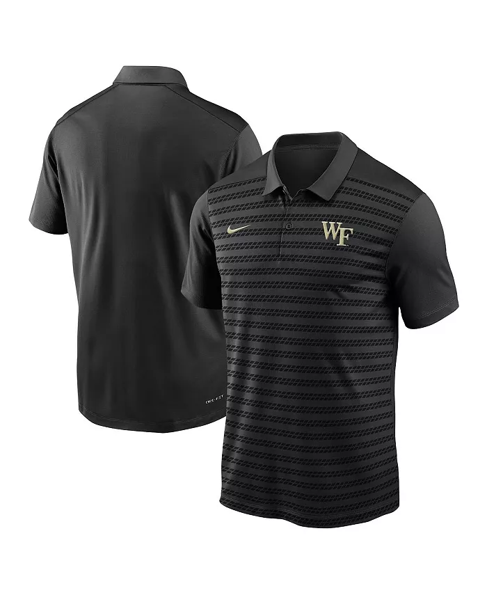 

Мужская черная поло Wake Forest Demon Deacons 2024 Sideline Victory Coaches Performance Polo Nike