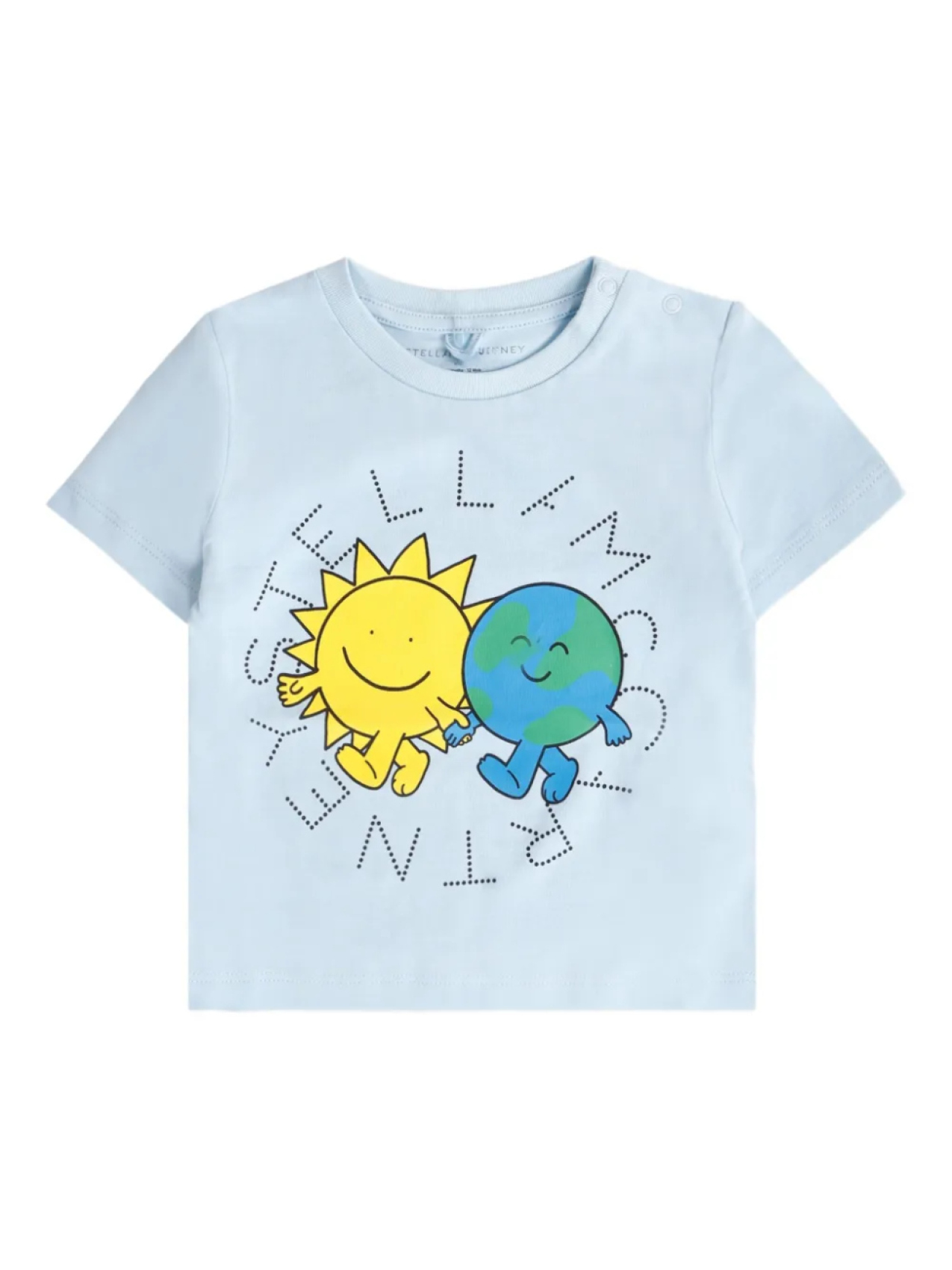 

Футболка с принтом Stella McCartney Kids, синий