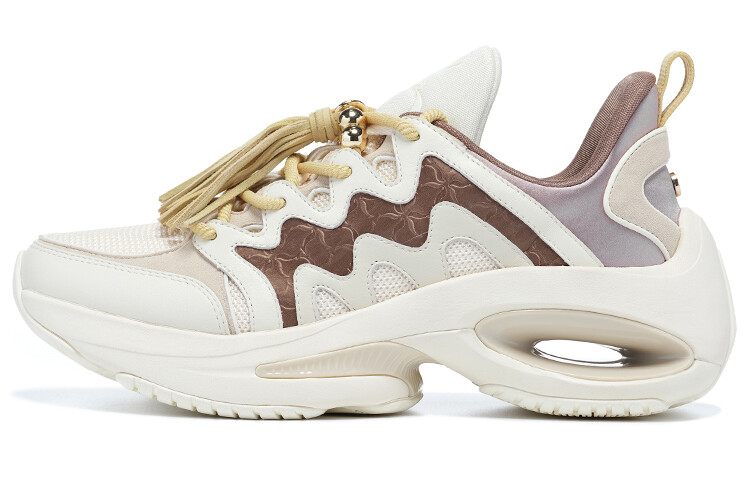 

Туфли Heart Dance Lifestyle женские с низким верхом, белые/желтые/коричневые Li-Ning 1990